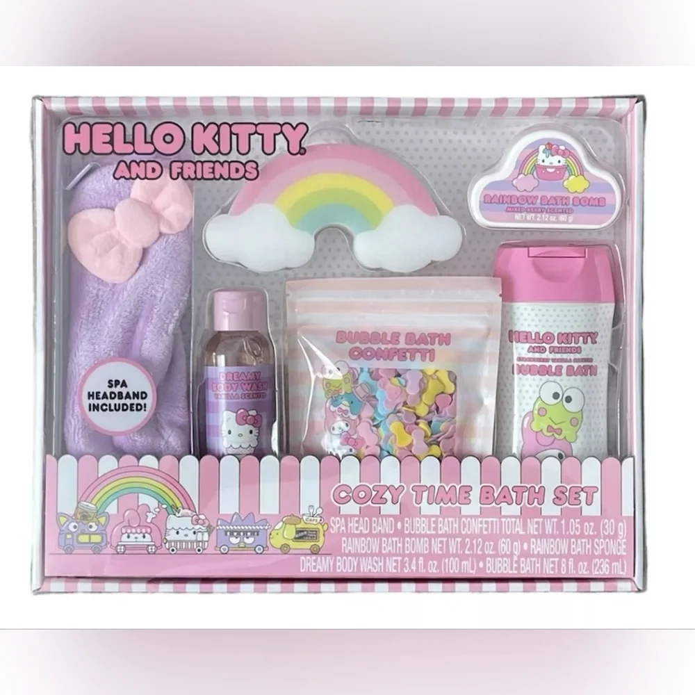 Hello Kitty and Friends Cozy Time Bath Set